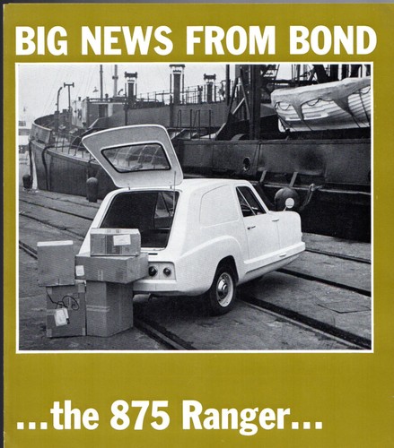 Bond 875 ranger van 1967 - ranger,