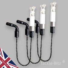 3 White Bite Indicator Bobbins Carp Fishing Tackle For Pods Bite Alarms Rod Rest