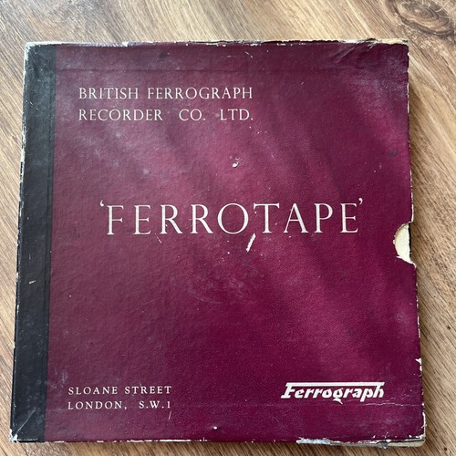 Ferrotape british ferrograph - ferrotape,