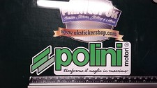 2x LARGE Polini GREEN Decals