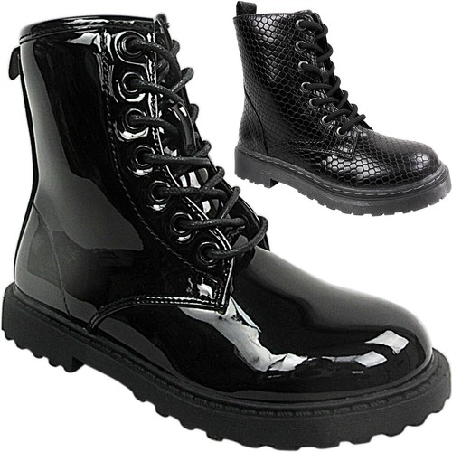 Girls lace combat - girls, ankle