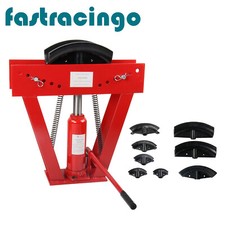 16 Ton Pipe Bender Manual Hydraulic Piping Bending Exhaust Tube w/8 Dies Size