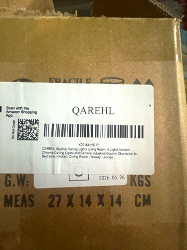Qarehl light brushed - 4-light, nickel