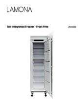 Lamona LAM6802 Tall Integrated Frost Free Freezer 220L White Full-Height Quiet