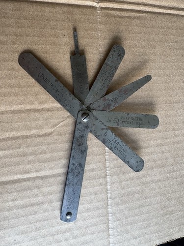 Vintage feeler gauge motor - vintage,