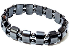 Magnetic Bracelet Beads Black Hematite Stone Therapy Health Care Jewellery