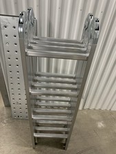 LUISLADDERS 15.5FT Folding Ladder MultiPurpose Aluminium Extension 7 in 1 Ladder