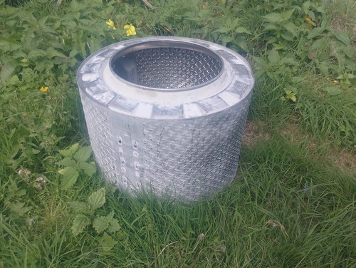 Upcycled washing machine drum - washing,