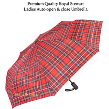 Premium Tartan Umbrella Auto