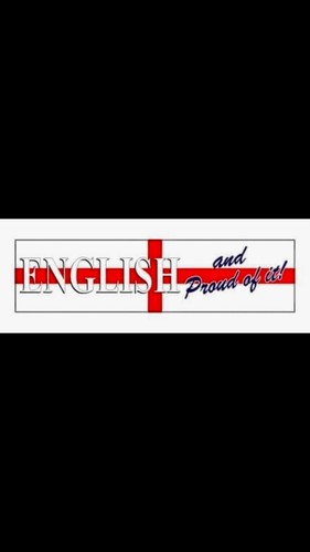 English and proud - "english,