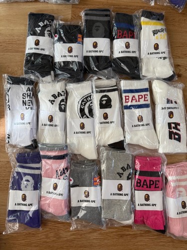 Bape crew socks - bape,