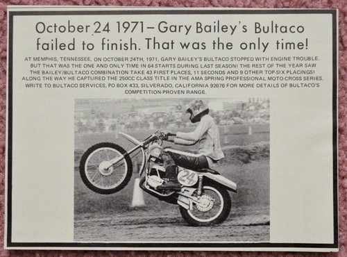 1971 bultaco motorcycle gary - 1971,