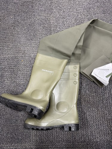 Dunlop safety thigh waders - safety,
