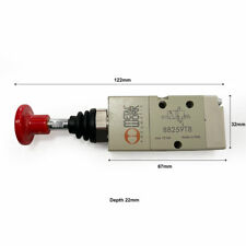 Push Button/Spring Return, 3/2