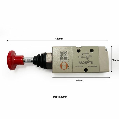 Push button spring - button/spring, 3/2