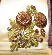 Large Vintage Enamel Exquisite