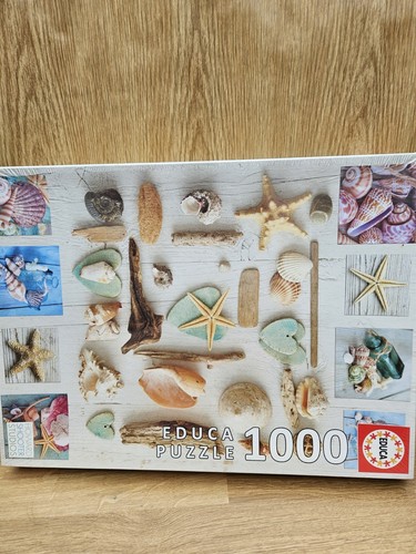 Seashells collage jigsaw - seashells,