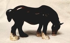VERY RARE BESWICK  * GRAZING SHIRE *  SHIRE HORSE FIGURINE  BEAUTIFUL 