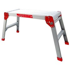 Aluminium Folding Work Platform Bench Hop Step Up Decorators Plasterers DIY
