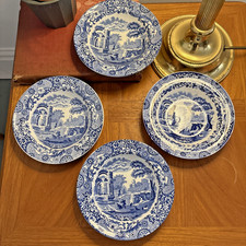 4 x Spode Blue Italian Dessert