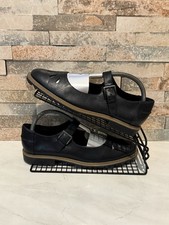 Clarks Somerset Griffin Marni Black Leather Mary Jane Shoes Size UK 7