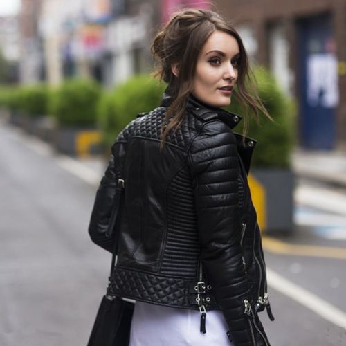 Black women slim fit - slim, biker