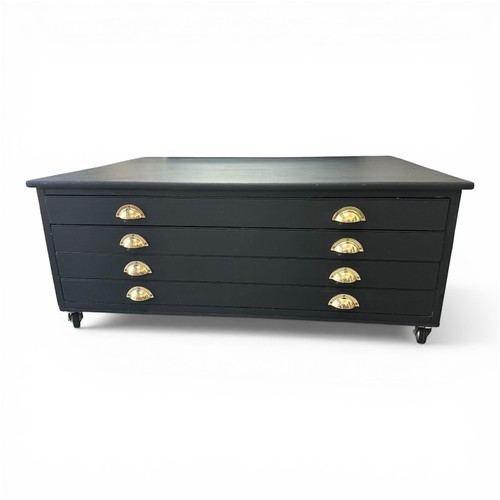 Vintage industrial flat file - flat,