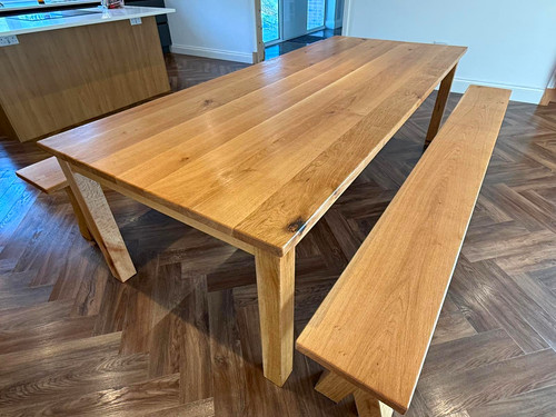 English oak refectory - refectory, dining