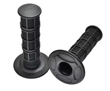 BLACK Motocross Enduro Pit bike Grips Cr Sx Yz Kx Crf Kxf Yzf 125 250 450 65 85