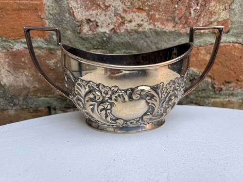 Antique silver plated sugar