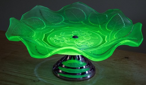 Vintage uranium green frosted - uranium,
