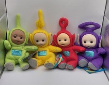 Set of Vintage Teletubbies Bean Toys 1996 By Golden Bear (New With Tags)