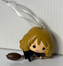 Hallmark Harry Potter HERMIONE Granger Flying Broom Christmas Tree Ornament 2.5"