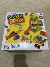 Stickle Bricks Big Builder Construction Set - Includes over 125 Pieces