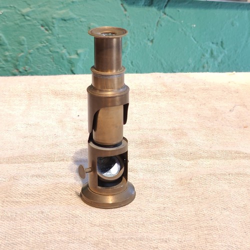 Victorian brass telescope