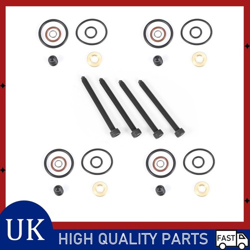 Injector seal kit - 4x, bolts