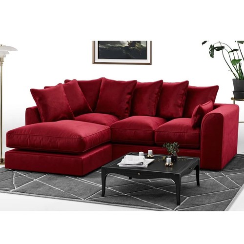 Plush velvet shaped - velvet, corners