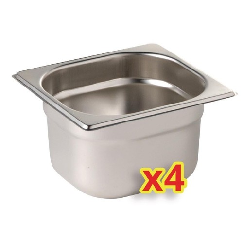 Vogue set gastronorm pans - set,