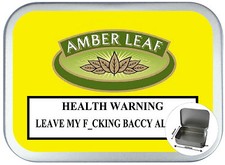 Amber Leaf 1oz Silver Hinged