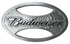 Oval Budweiser Officially Licensed Belt Buckle in Presentation Box