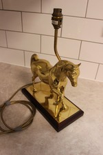 Mid Century Solid Brass Horse