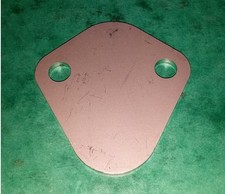 STAINLESS Fuel Lift Pump Blank Plate - Land Range Rover 200 300 TDI Diesel P38 