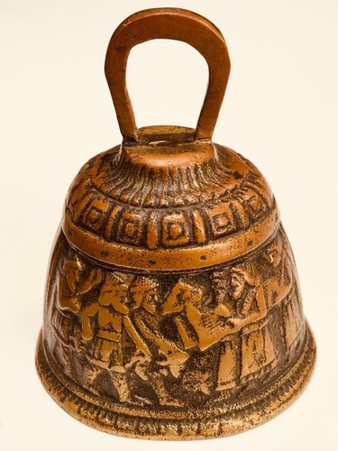 Vintage sanctuary brass bell - vintage,