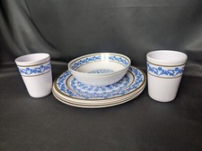 Patterned Picnic Ware Blue &