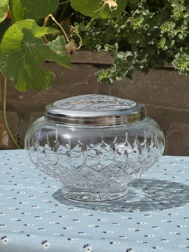 Cut glass rose - glass, mesh