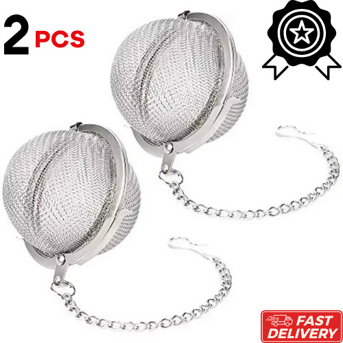 Stainless steel tea infuser - 2x,