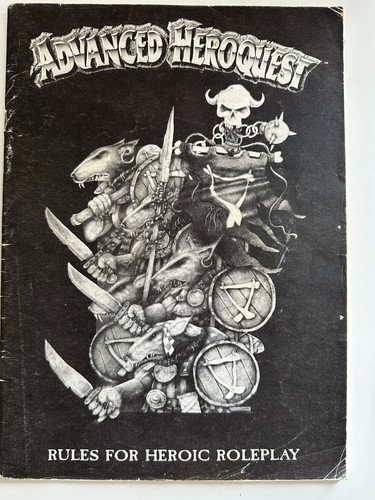 Advanced heroquest rule book - rule,