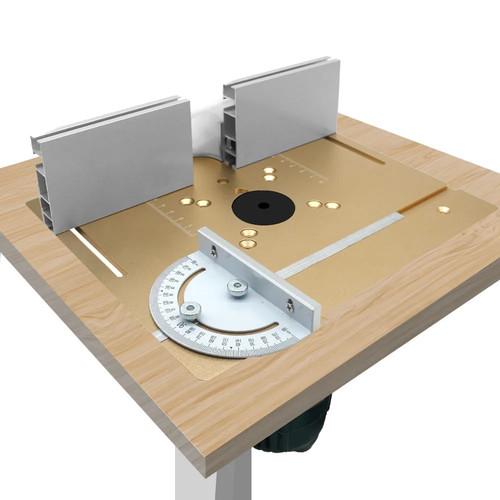 Aluminum router table insert - aluminum,
