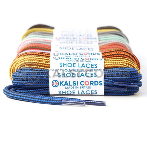 Round cord stripe shoe laces - round,