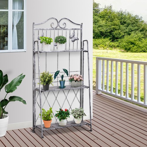 Tier garden plant stand - 3-tier,